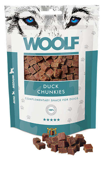 WOOLF DUCK CHUNKIES 100G