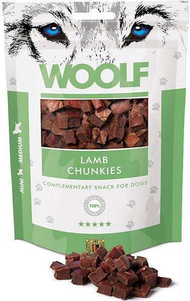 WOOLF LAMB CHUNKIES 100G