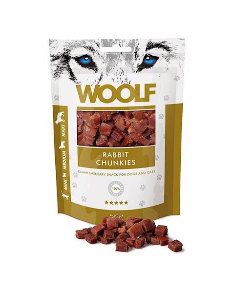 WOOLF CHUNKIES RABBIT 100G 