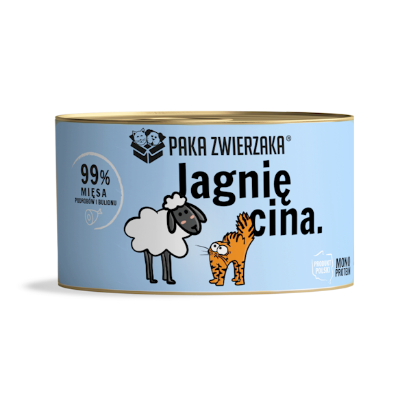 PAKA ZWIERZAKA Karma mokra KOT Jagnięcina 200g