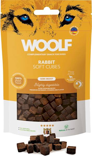 WOOLF SOFT CUBES RABBIT 100G