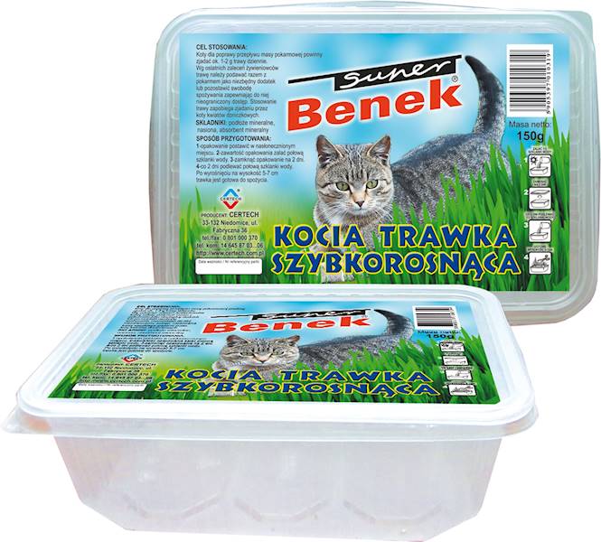 SUPER BENEK TRAWKA DLA KOTA SZYBKOROSNĄCA 150G