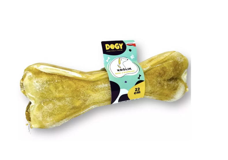 DOGY KOŚĆ 22CM Z KRÓLIKIEM I MARCHEWKĄ