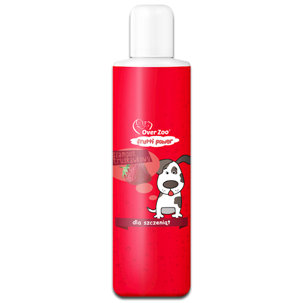 OVER ZOO FRUTTI POWER SZAMPON TRUSKAWKOWY DLA SZCZENIĄT 200ML