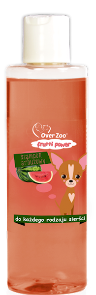 OVER ZOO SZAMPON ARBUZOWY DO KAŻDEGO RODZAJU SIERŚCI 200ML
