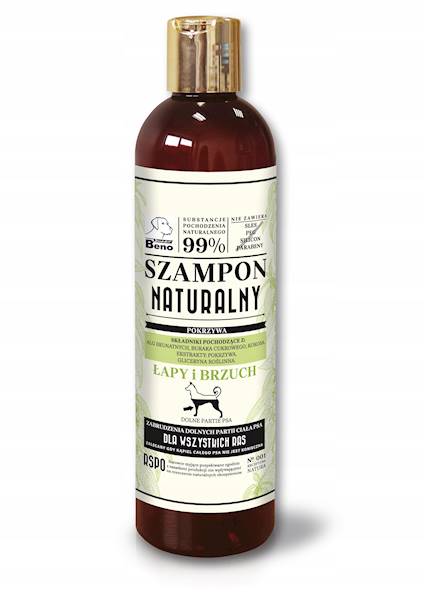 SUPER BENO SZAMPON NATURALNY ŁAPY I BRZUCH 300 ML