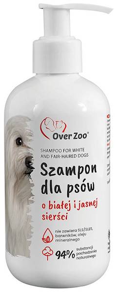 OVERZOO SZAMPON DLA PSÓW O BIAŁEJ I JASNEJ SIERŚCI 250ML