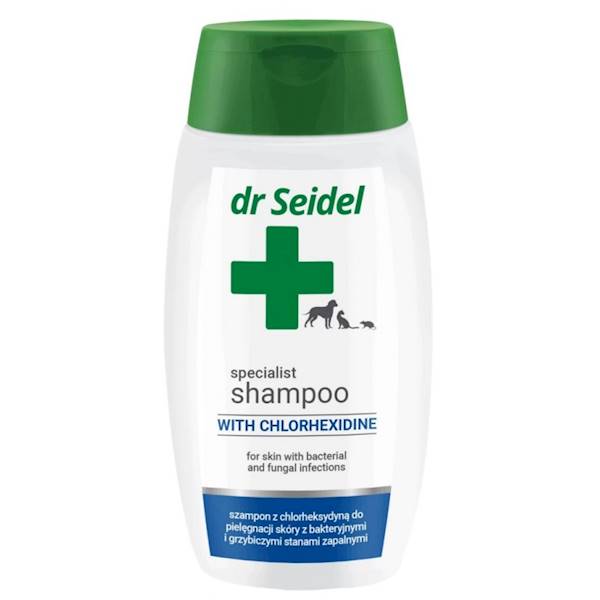 DR SIEDEL SZAMPON Z CHLORHEKSYDYNĄ DO SKÓRY ZE STANAMI ZAPALNYMI 220 ML