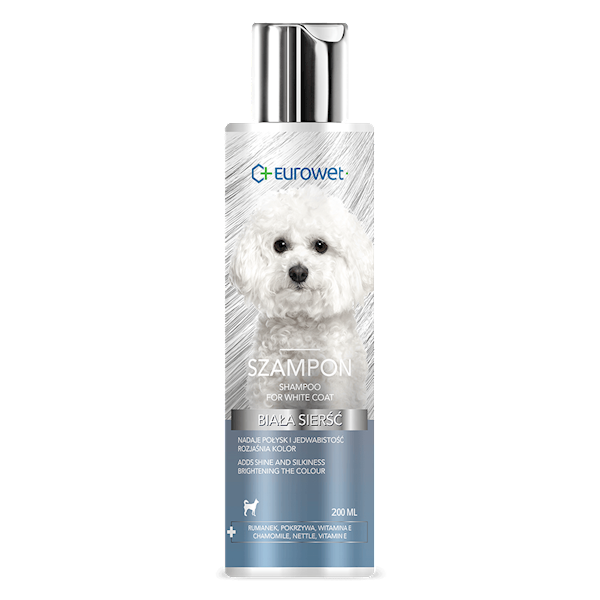 EUROWET SZAMPON DO BIAŁEJ SIERŚCI DLA PSA 200ML