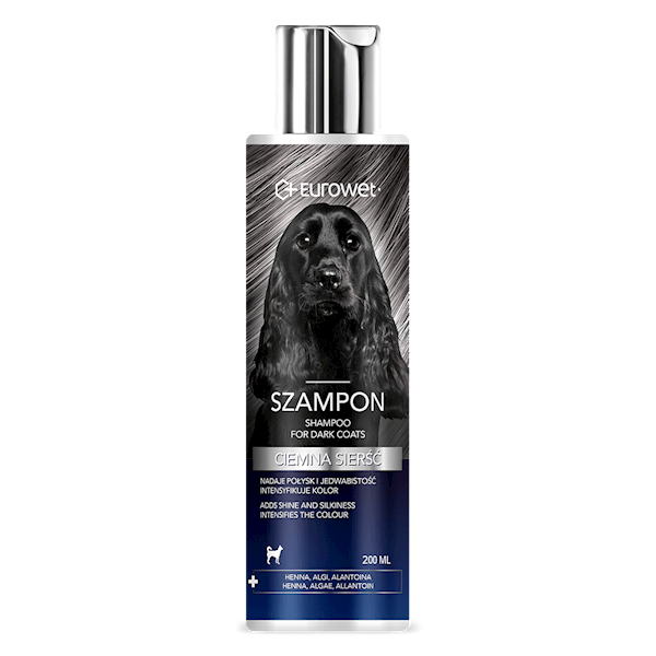 EUROWET SZAMPON CIEMNA SIERŚĆ DLA PSA 200 ML
