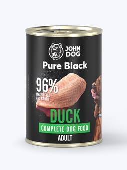 JOHN DOG PURE BLACK KACZKA 400G