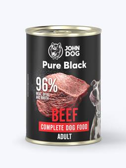 JOHN DOG PURE BLACK WOŁOWINA 400G