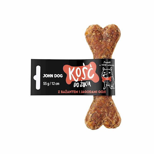 JOHN DOG KOŚCI DO ŻUCIA BAŻANT Z JAGODA GOJI 12CM