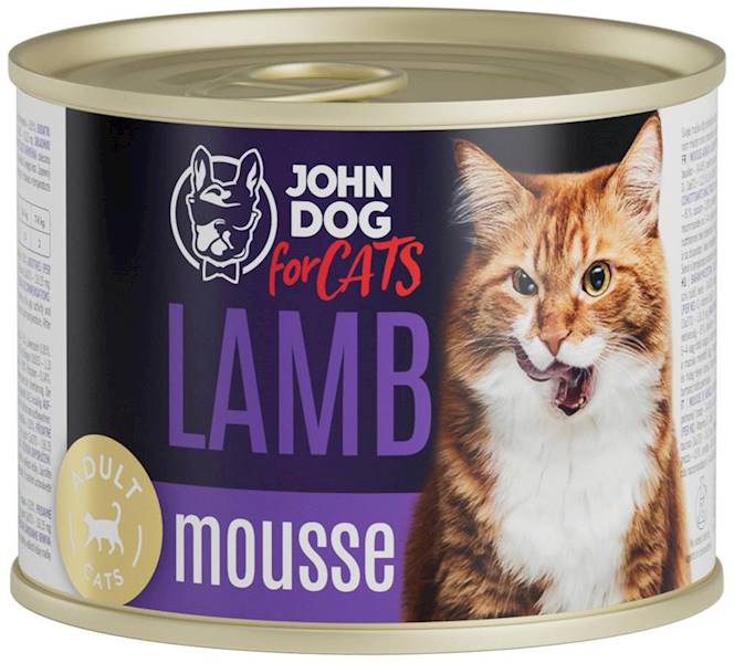 JOHN DOG FOR CATS JAGNIĘCINA MUS 200G