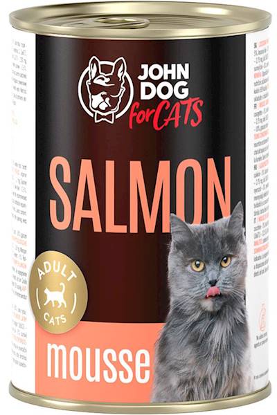 JOHN DOG FOR CATS ŁOSOŚ 400G