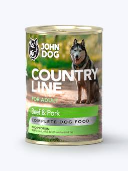 JOHN DOG COUNTRY LINE WOŁOWINA WIEPRZOWINA 400G