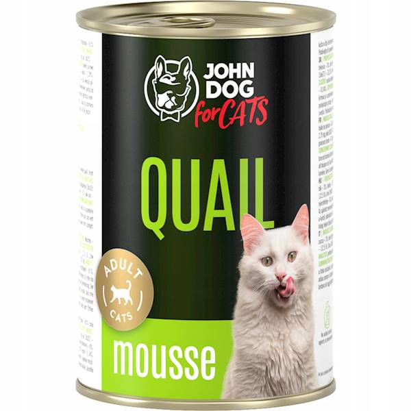JOHN DOG FOR CATS MUS PRZEPIÓRKA DLA KOTA 400G