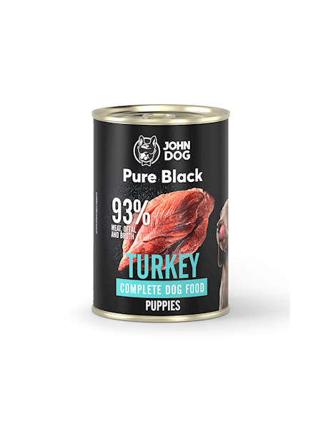 JOHN DOG PURE BLACK INDYK DLA SZCZENIĄT 400G