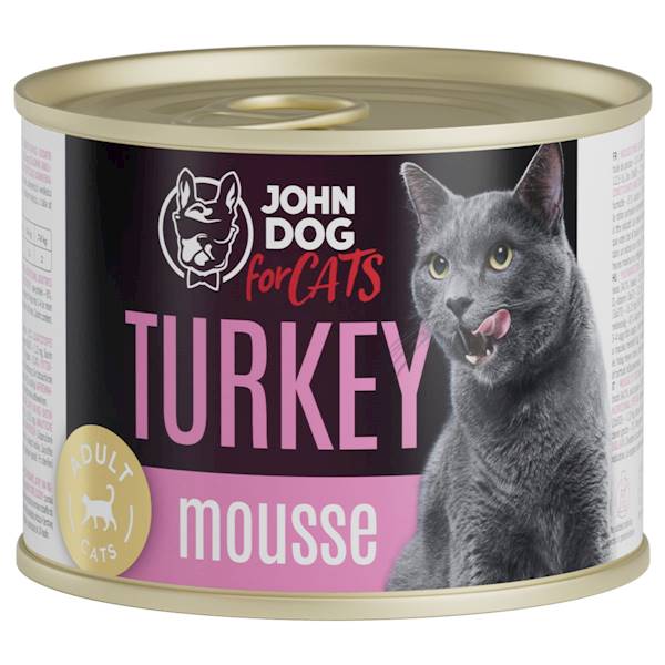 JOHN DOG FOR CATS INDYK MUS DLA KOTÓW 200G