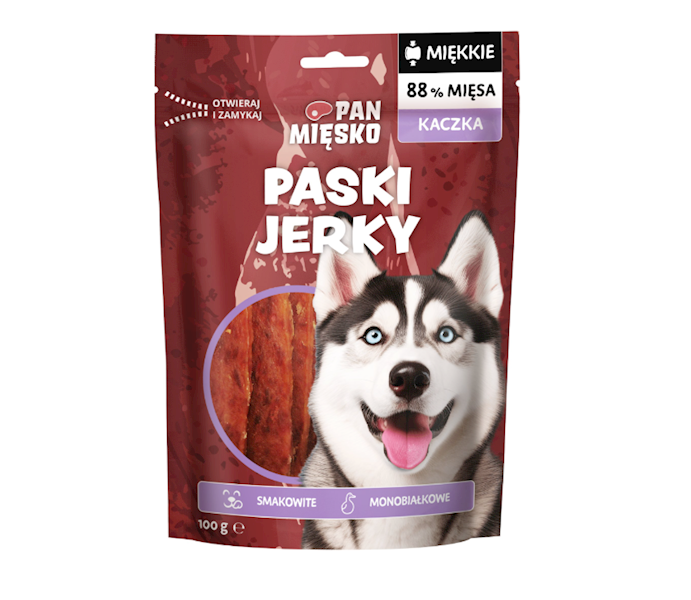 PAN MIĘSKO JERKY KACZKA 100G