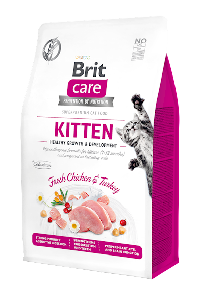 BRIT CARE CAT KITTEN HEALTHY GROWTH&DEVELOPMENT 400G