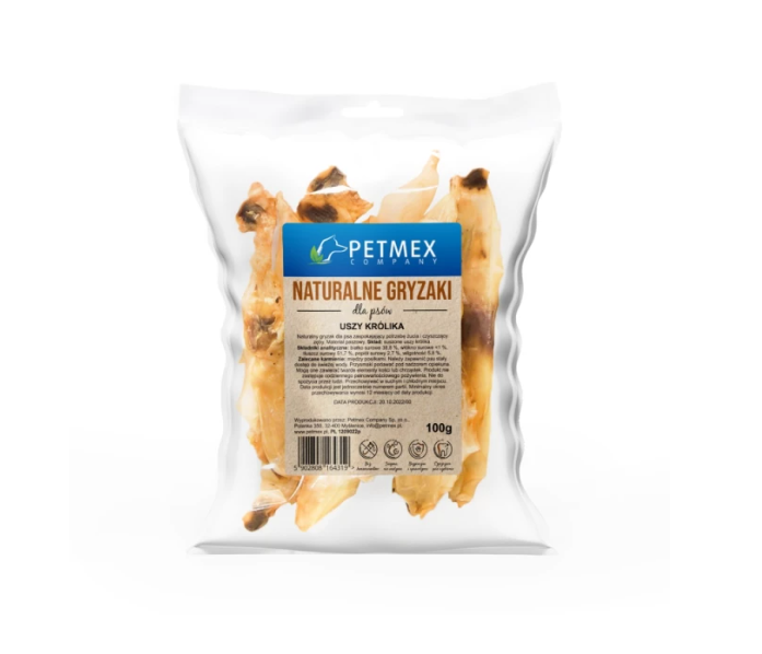 PETMEX USZY KRÓLIKA 100G