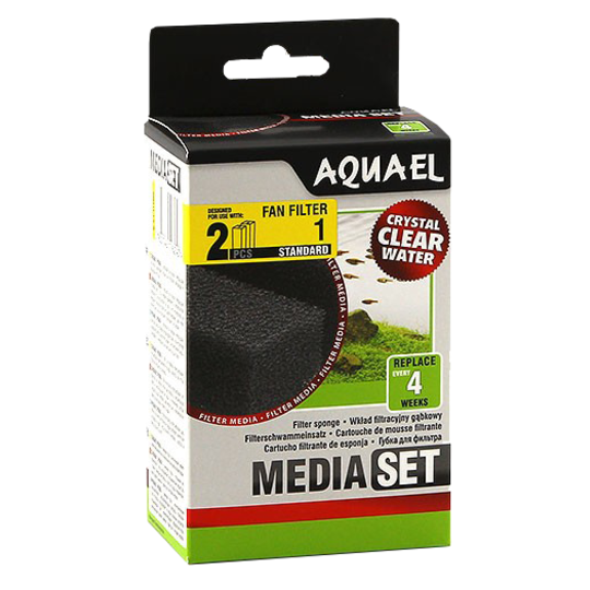 AQUAEL WKŁ. GĄBKOWY FAN1+ 2SZT.