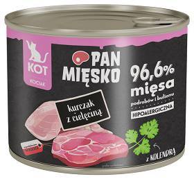 PAN MIĘSKO 200G KURCZAK CIELĘCINA KOCIAK