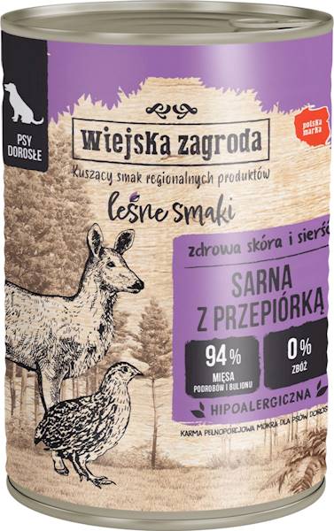 WIEJSKA ZAGRODA SARNA Z PRZEPIÓRKĄ 400G P