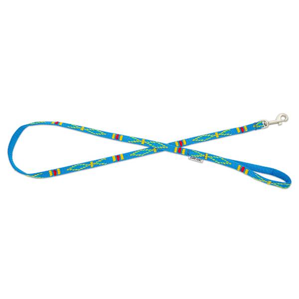 SMYCZ BŁĘKITNA WZÓR ETNICZNY 10MM/120CM