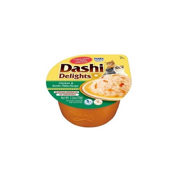 INABA DASHI CAT CHICKEN BONITO 70G