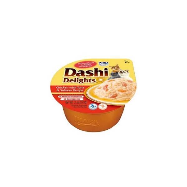 INABA CAT DASHI CHICKEN TUNA SALMON 70G
