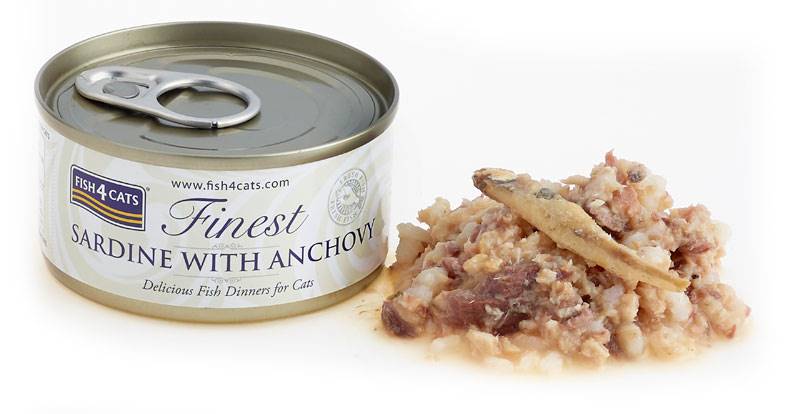 FISH4CATS SARDYNKA Z ANCHOVY 70G