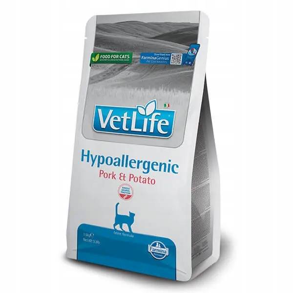 VET LIFE CAT HYPOALLERGENIC PORK & POTATO ADULT 400G