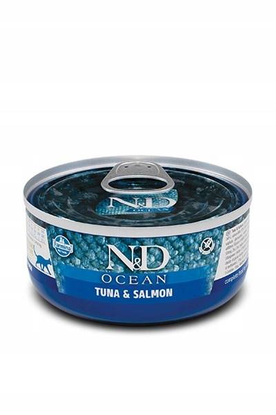 N&D CAT OCEAN TUNA & SALMON 70G