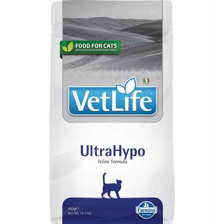 VET LIFE NATURAL DIET CAT ULTRAHYPO 400G