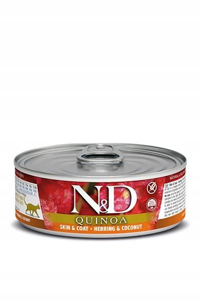 N&D CAT QUINOA HERRING & COCONUT 80G