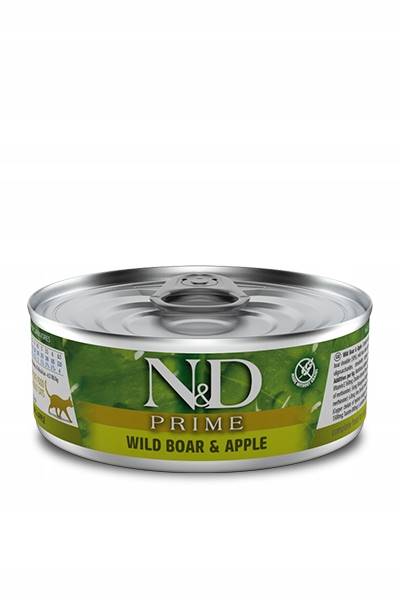 N&D CAT PRIME WILD BOAR & APPLE 70G