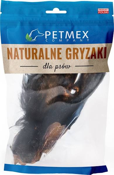 PETMEX UCHO WOŁOWE Z FUTREM 1SZT