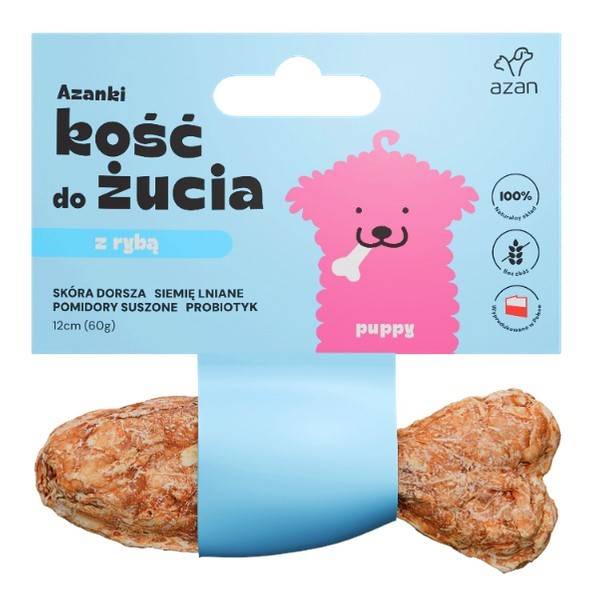 AZANKI KOŚĆ Z DORSZEM PUPPY 12CM