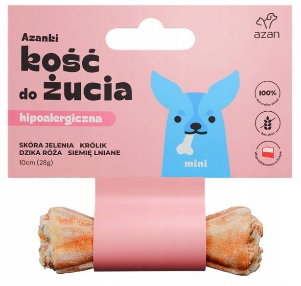 AZANKI KOŚĆ Z JELENIA MINI - 10CM