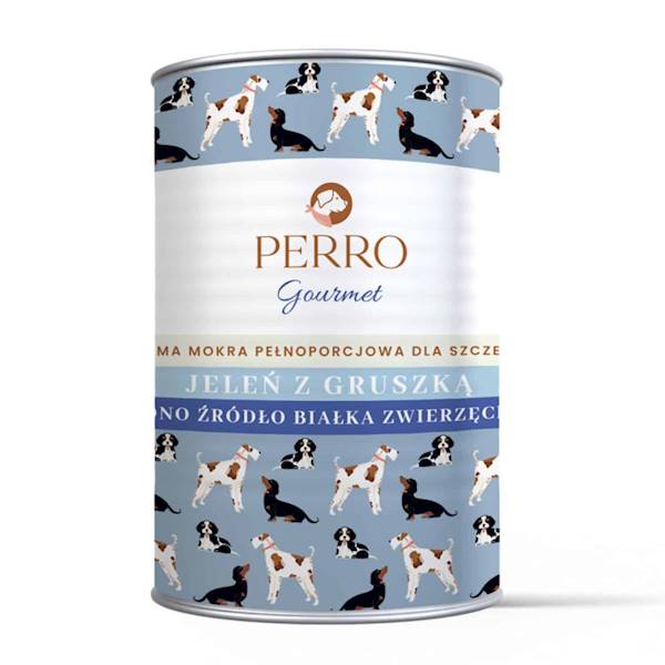 PERRO JUNIOR JELEŃ Z GRUSZKĄ 400G