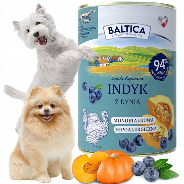 BALTICA INDYK Z DYNIĄ 400G PIES