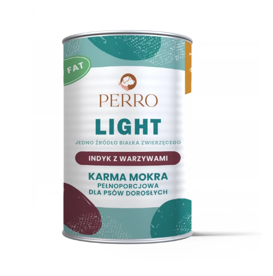 PERRO LIGHT INDYK Z WARZYWAMI 400G