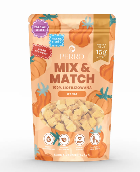 PERRO MIX & MATCH DYNIA PRZYSMAKI LIOFILIZOWANE 15G