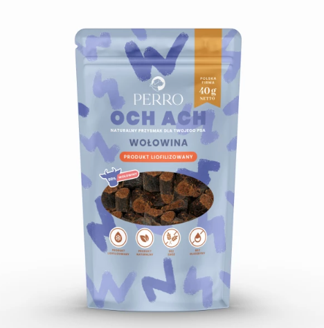 PERRO OCH ACH LIOFILIZOWANA WOŁOWINA 40G