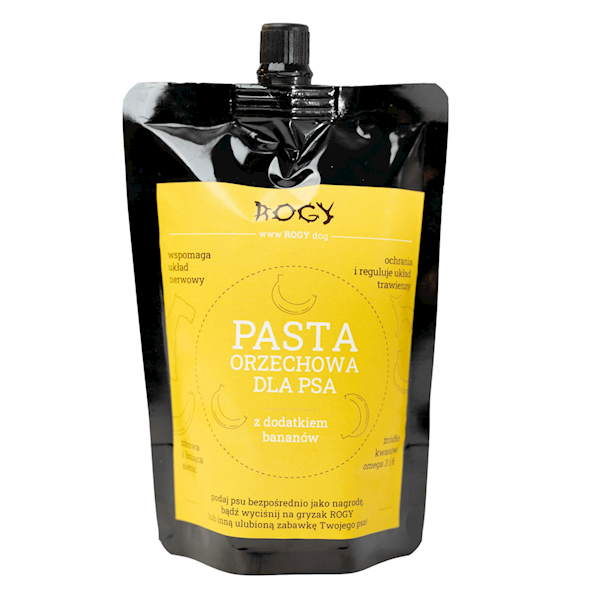 ROGY PASTA ORZECHOWA BANANOWA 300G