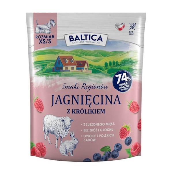 BALTICA JAGNIĘCINA Z KRÓLIKIEM XS/S 1KG