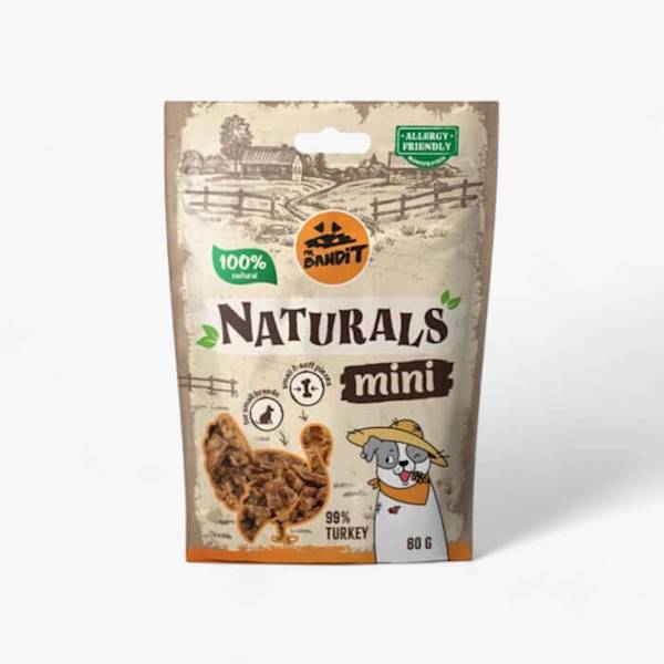 MR BANDIT NATURALS MINI TURKEY 80G