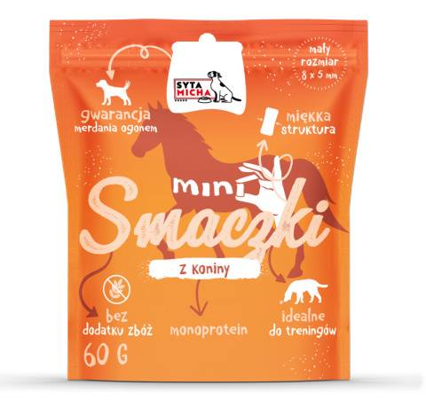 SYTA MICHA MINI SMACZKI Z KONINY 60G